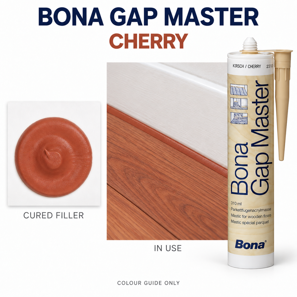 Bona Gap Master Flexible Wood Floor Gap Filler 310ml