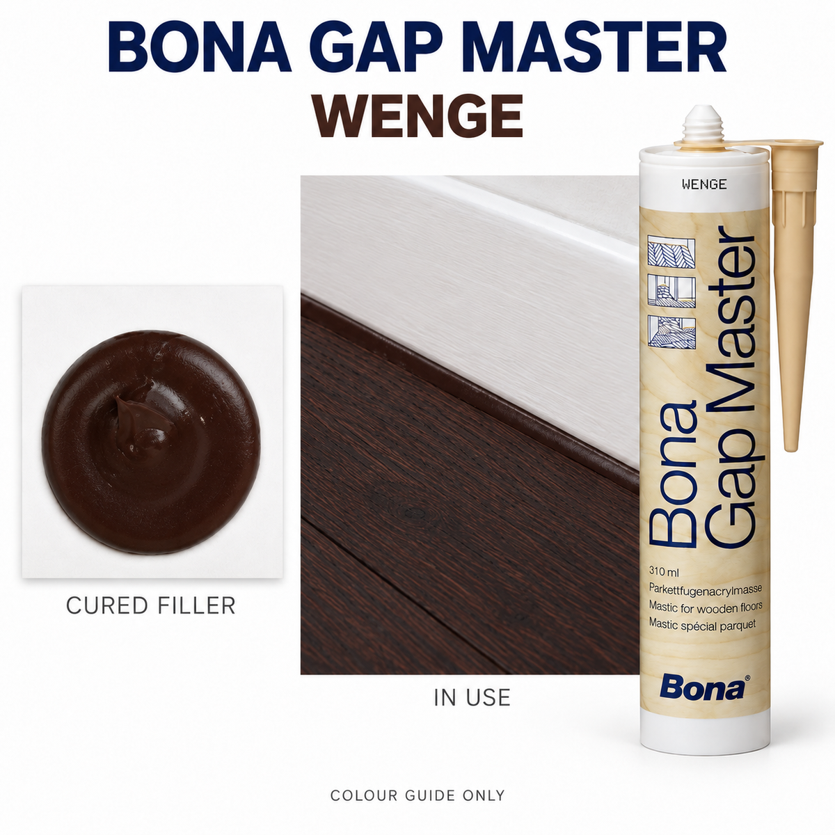 Bona Gap Master Flexible Wood Floor Gap Filler 310ml