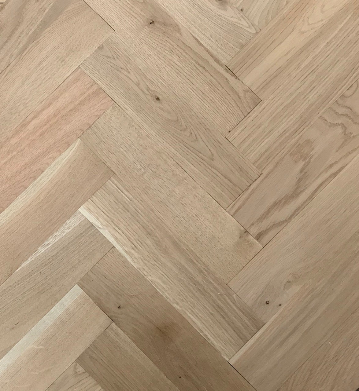 Bedlington Engineered Oak Parquet - Unfinished Rustic – 15/4 × 70 × 350mm