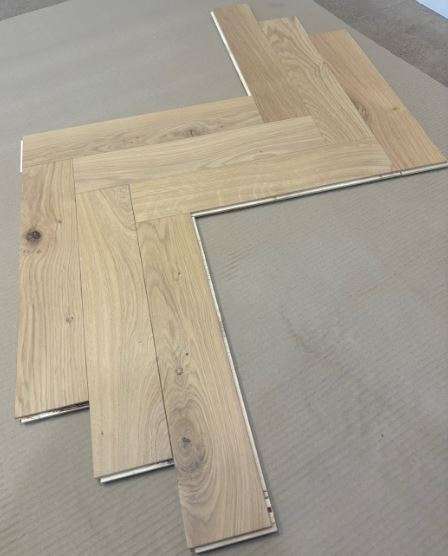 Contract Oak Herringbone Flooring - 90mm – Raw Oak