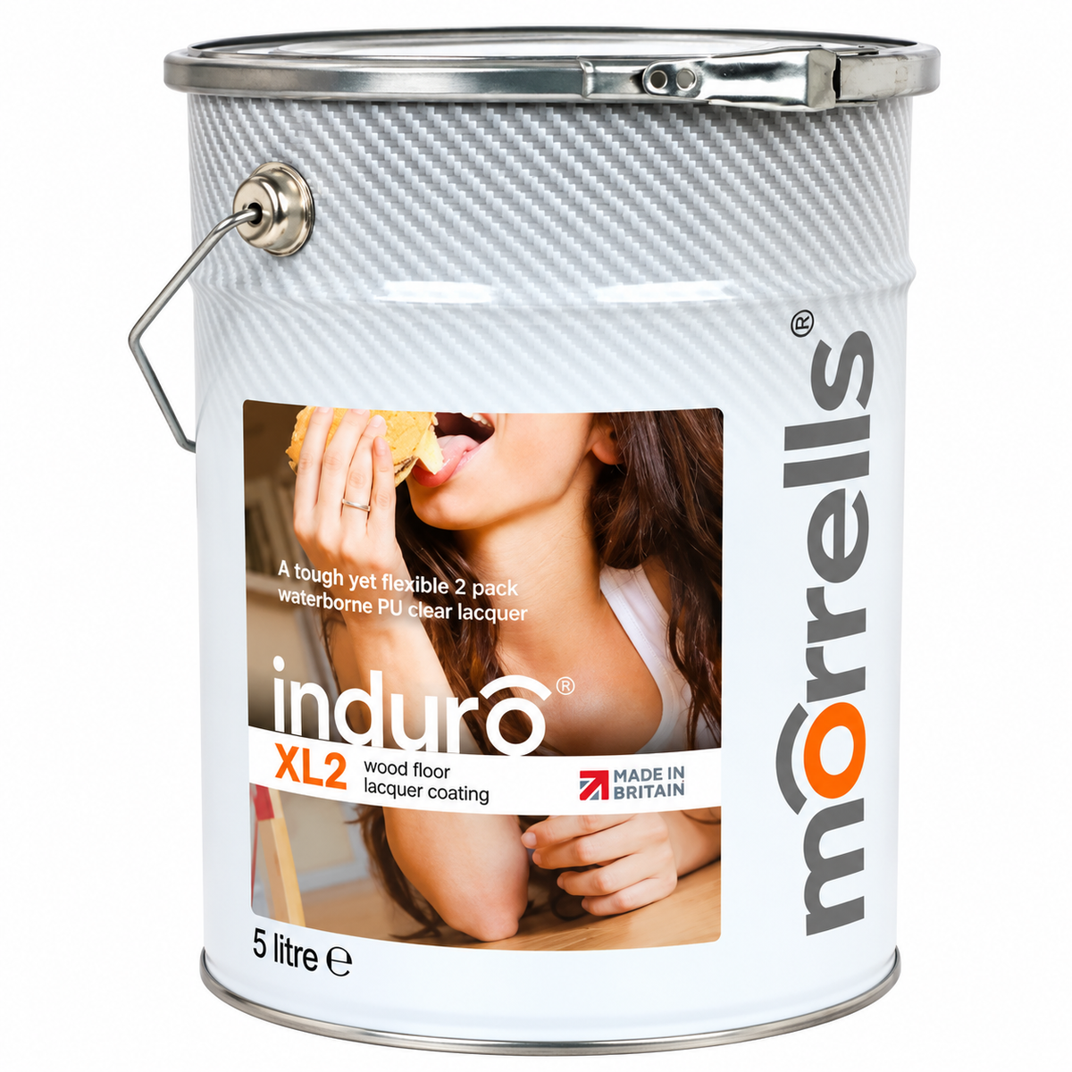 Morrells Induro XL2 Clear 2K Polyurethane Wood Floor Lacquer 5L