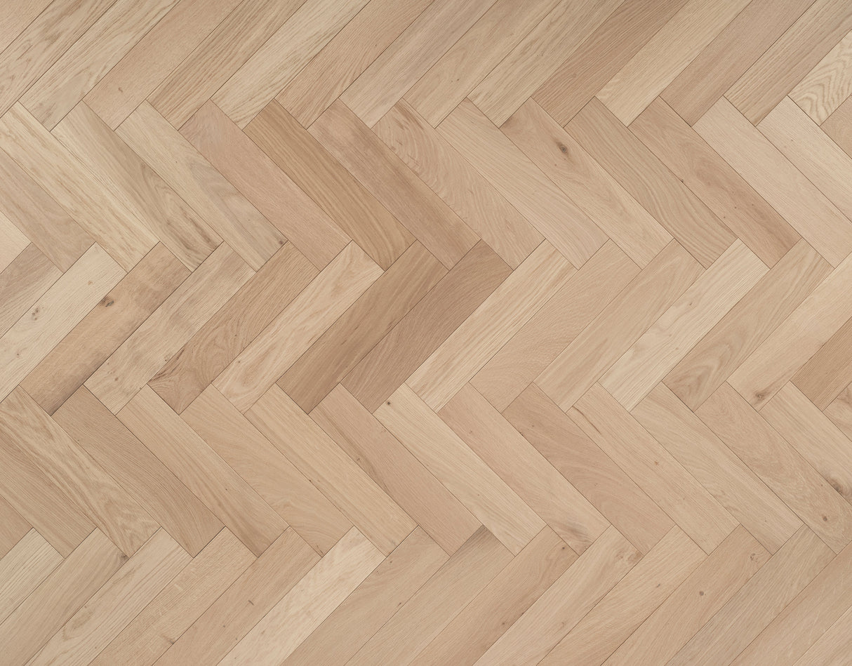 Deco Shore Drift Oak herringbone wood floors