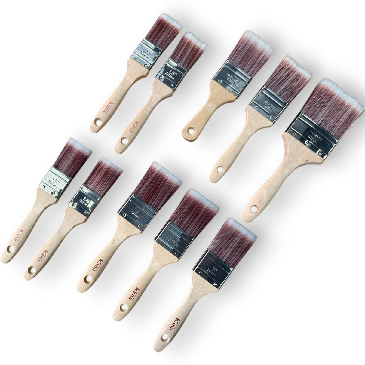 Kana Advantage 10 Pack Brush Set - Wiltshire Wood Flooring Supplies