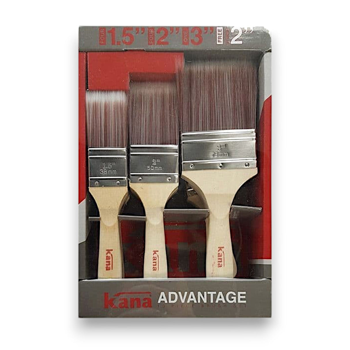 Kana Advantage 10 Pack Brush Set - Wiltshire Wood Flooring Supplies