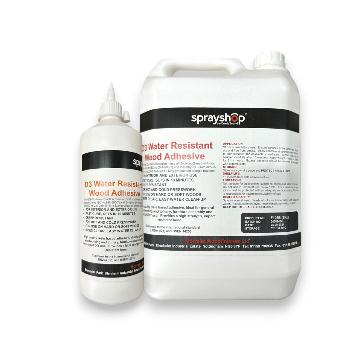 Morrells D3 PVA Water Resistance Wood Glue - Wiltshire Wood Flooring Supplies