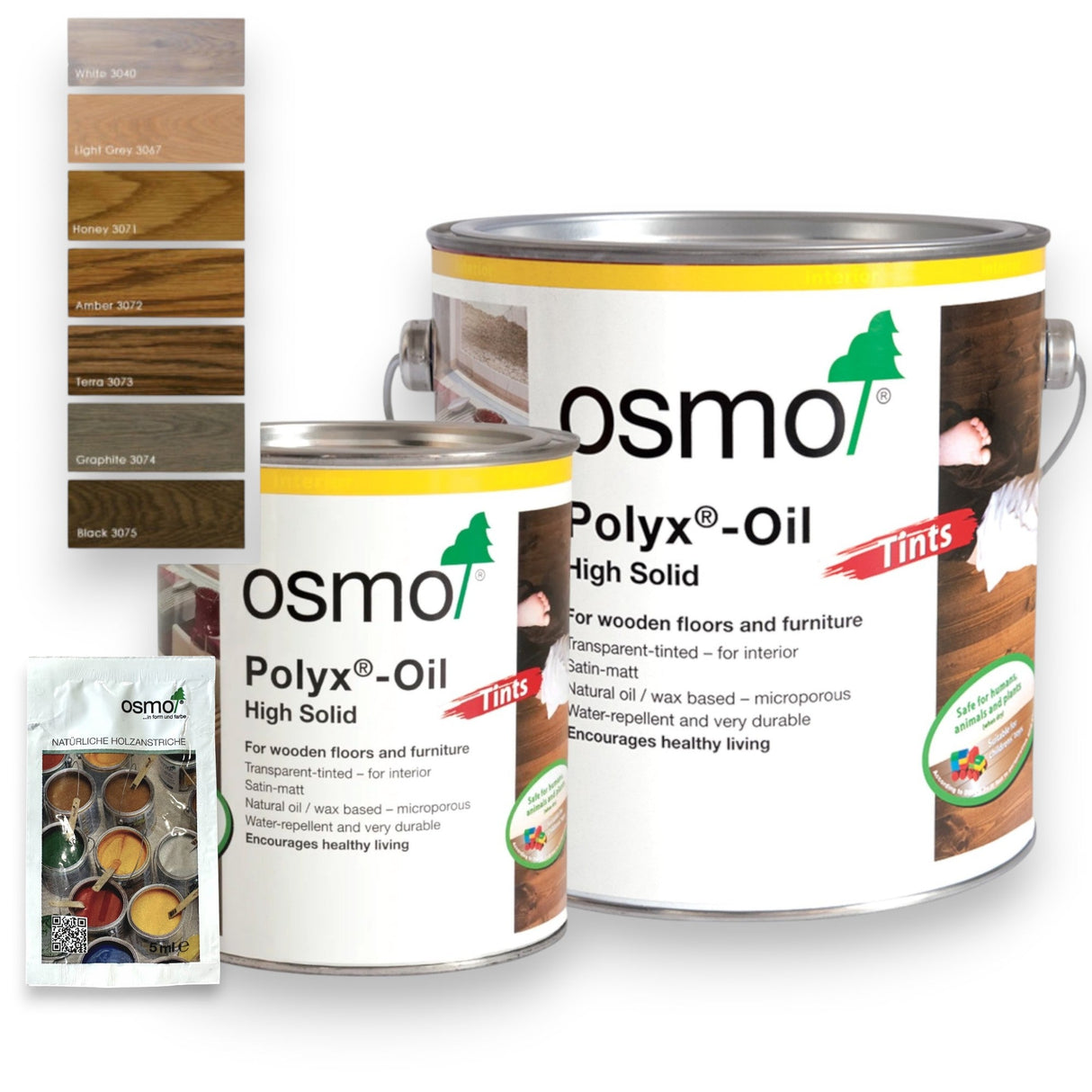 Osmo Polyx - Oil Tints – Tinted Hardwax Oil for Wooden Floors & Furniture - Wiltshire Wood Flooring Supplies