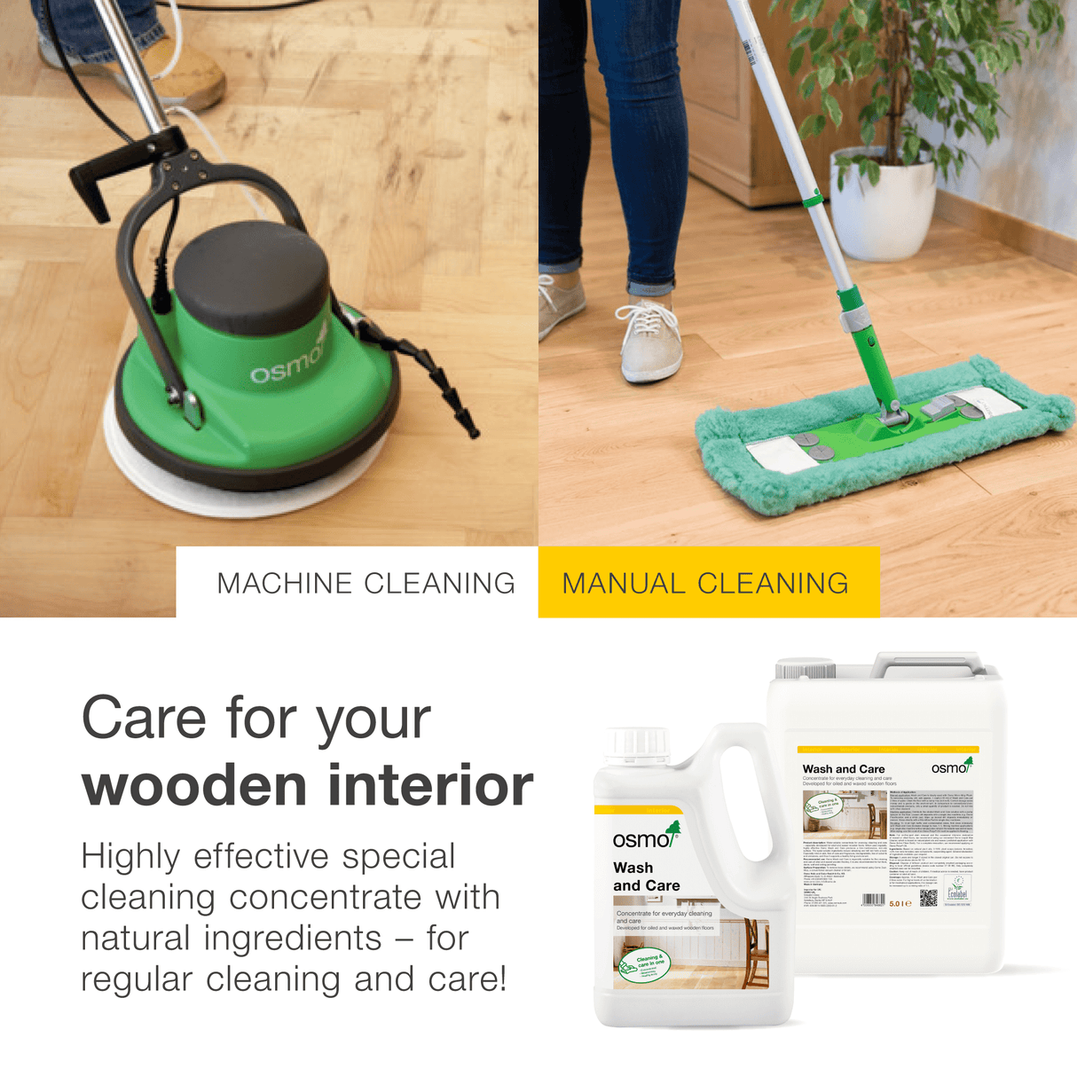 Osmo Wash and Care - Wiltshire Wood Flooring Supplies