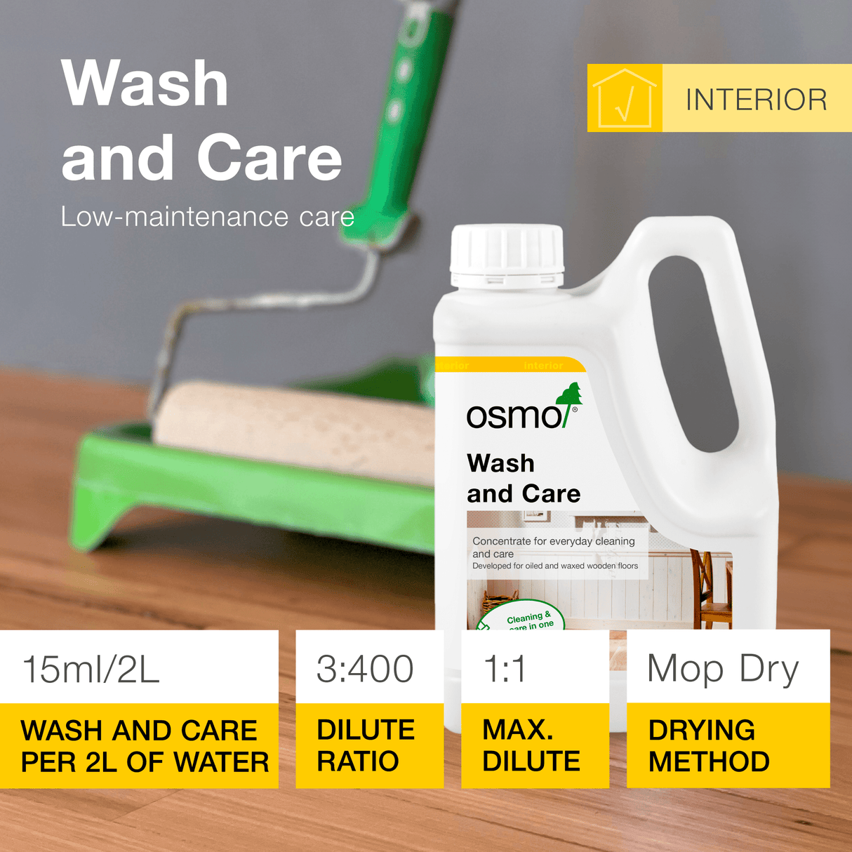 Osmo Wash and Care - Wiltshire Wood Flooring Supplies