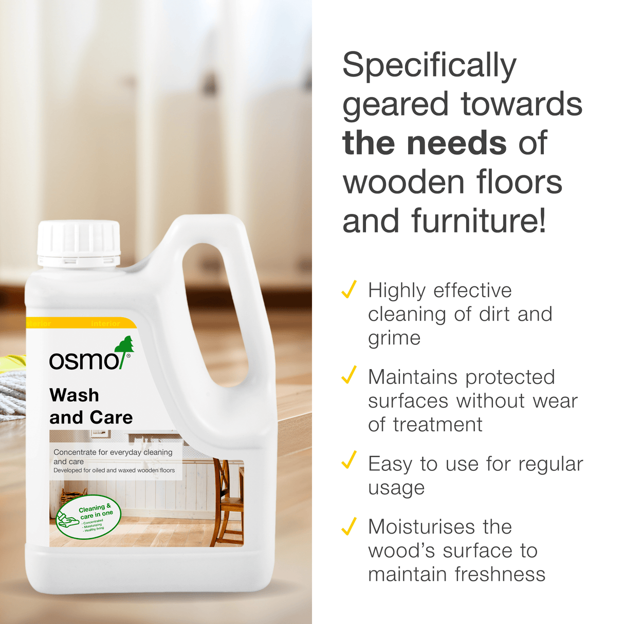 Osmo Wash and Care - Wiltshire Wood Flooring Supplies
