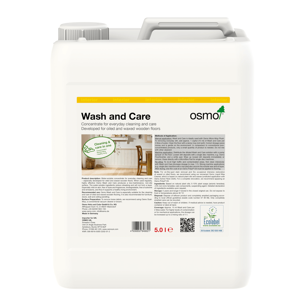 Osmo Wash and Care - Wiltshire Wood Flooring Supplies