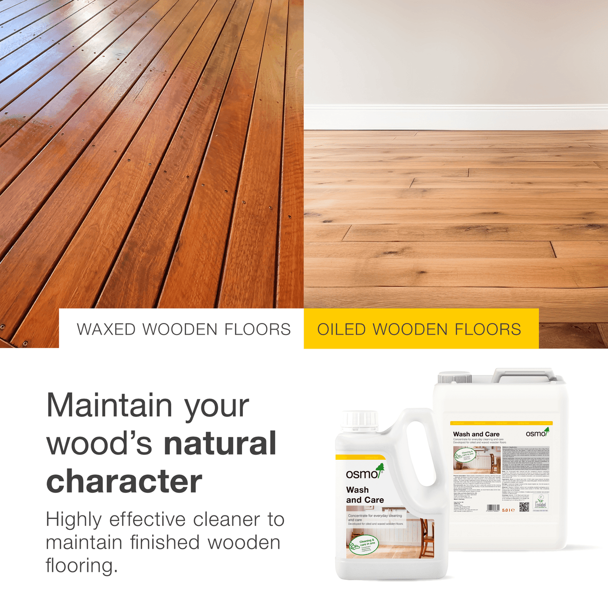 Osmo Wash and Care - Wiltshire Wood Flooring Supplies