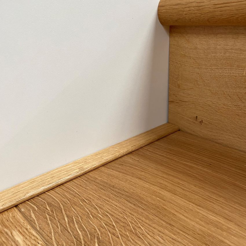 Solid Oak Flat Strip - 2.44m Lengths - Pack Of 5 - Wiltshire Wood Flooring Supplies