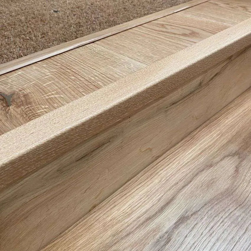 Solid Oak L - Beads Corner Moulding Edge - Wiltshire Wood Flooring Supplies