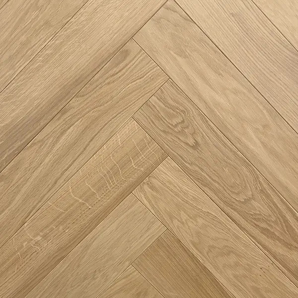 Staki Lancaster Herringbone Rustic Oak Lacquered (0.80sqm pack) - Wiltshire Wood Flooring Supplies