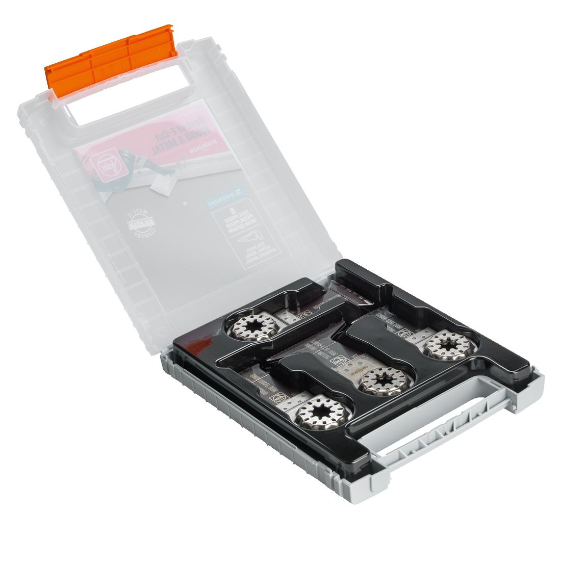 Fein Best Of E - Cut Starlock Wood & Metal Accessories Combo X6 Pcs In Carry Case - Wiltshire Wood Flooring Supplies