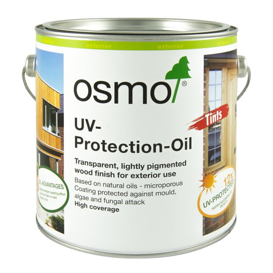 Osmo UV-Protection Oil Tints ā Coloured Exterior Wood Oil