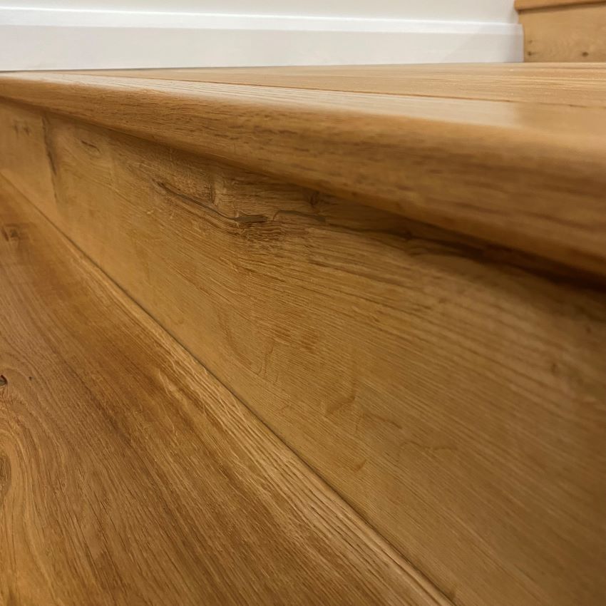 Solid Oak T&G Stair Nosing 60x26mm - 15mm Floors - Wiltshire Wood Flooring Supplies