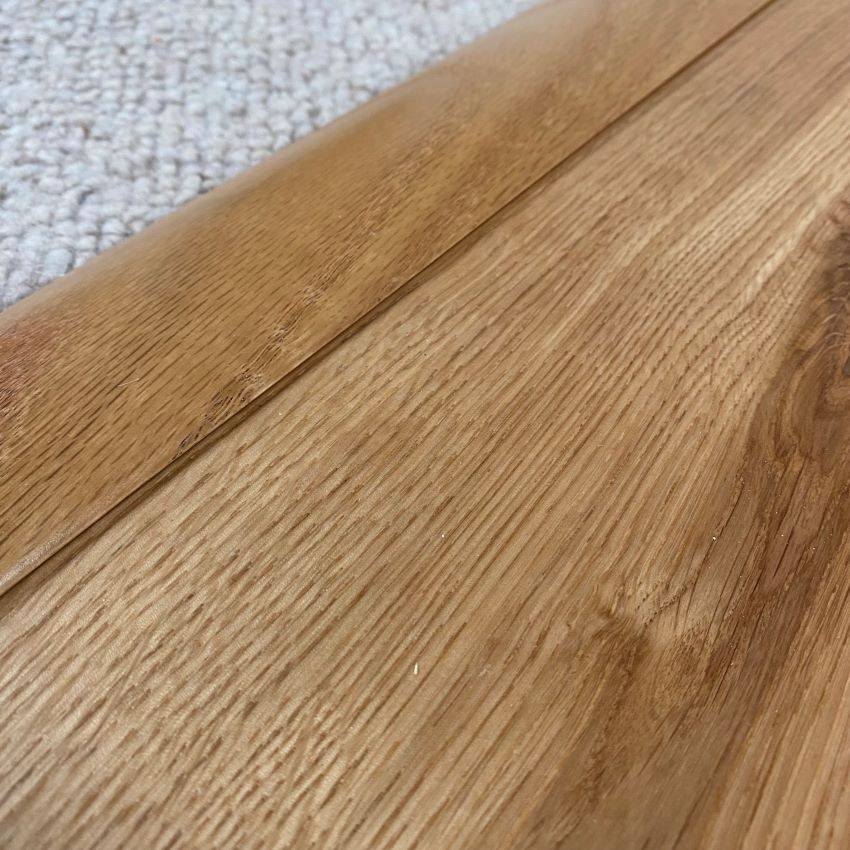 Wood To Carpet - Solid Oak Reducer Threshold - Wiltshire Wood Flooring Supplies