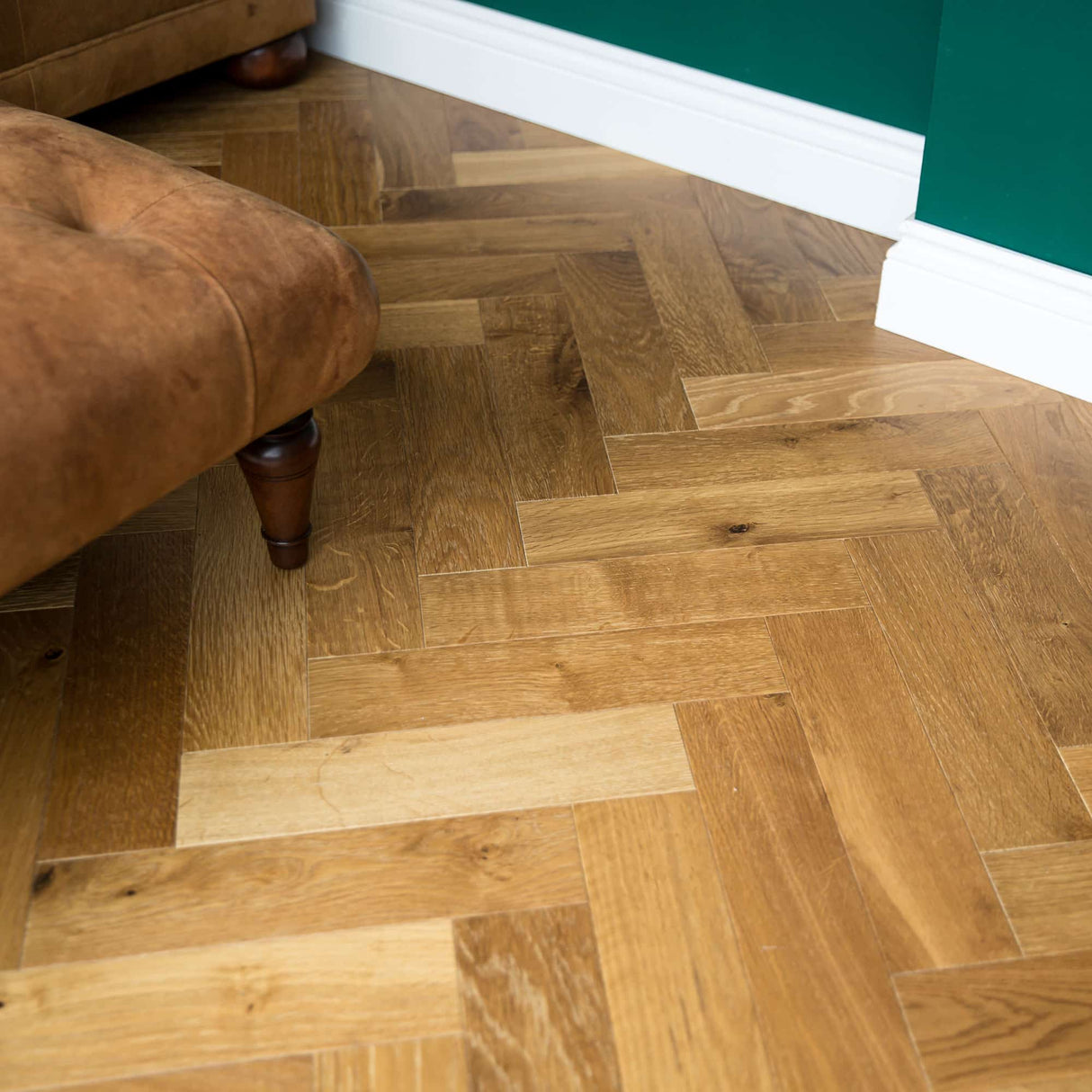 ZB201 Smoked Oak Herringbone (Price Per Pack) - Wiltshire Wood Flooring Supplies