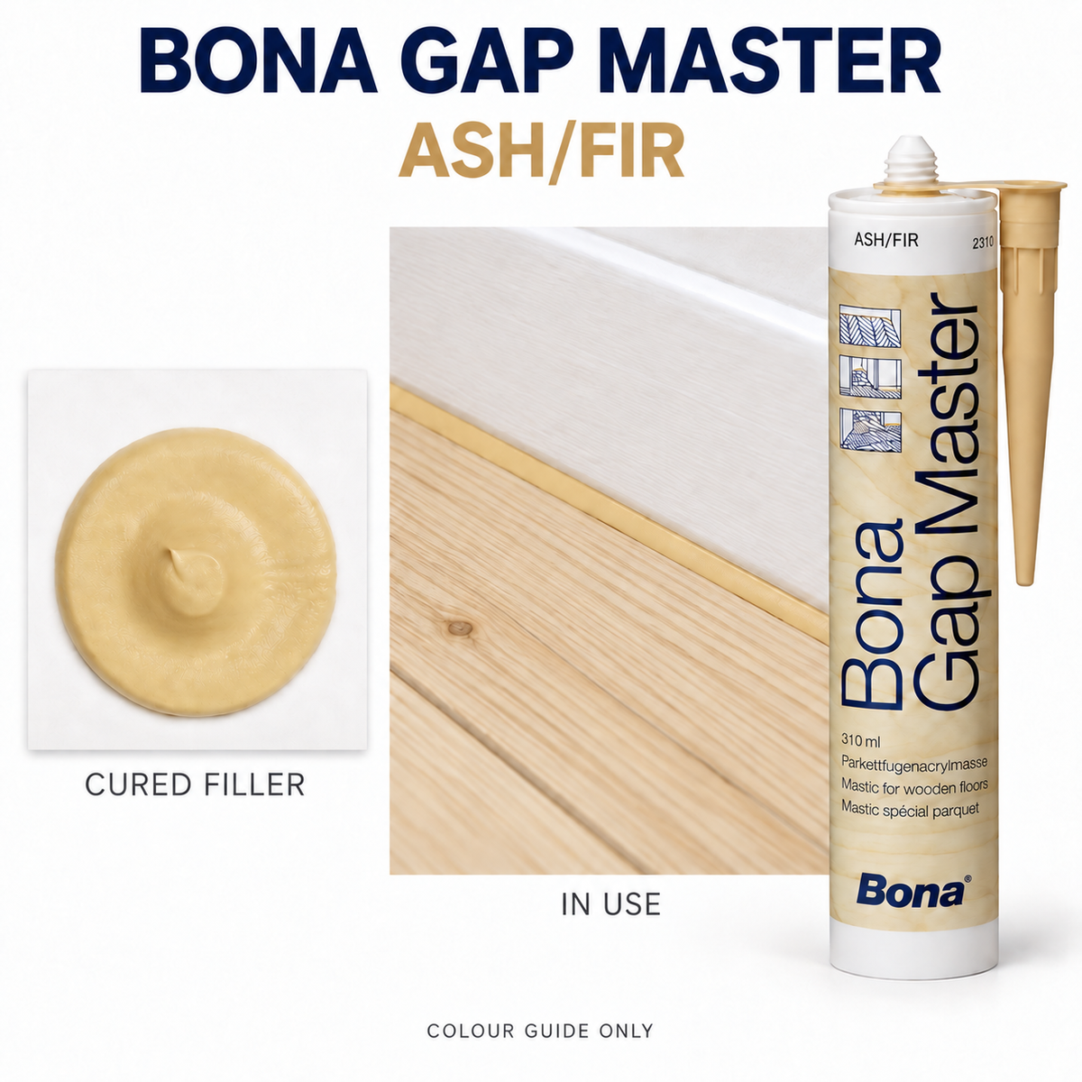 Bona Gap Master Flexible Wood Floor Gap Filler 310ml