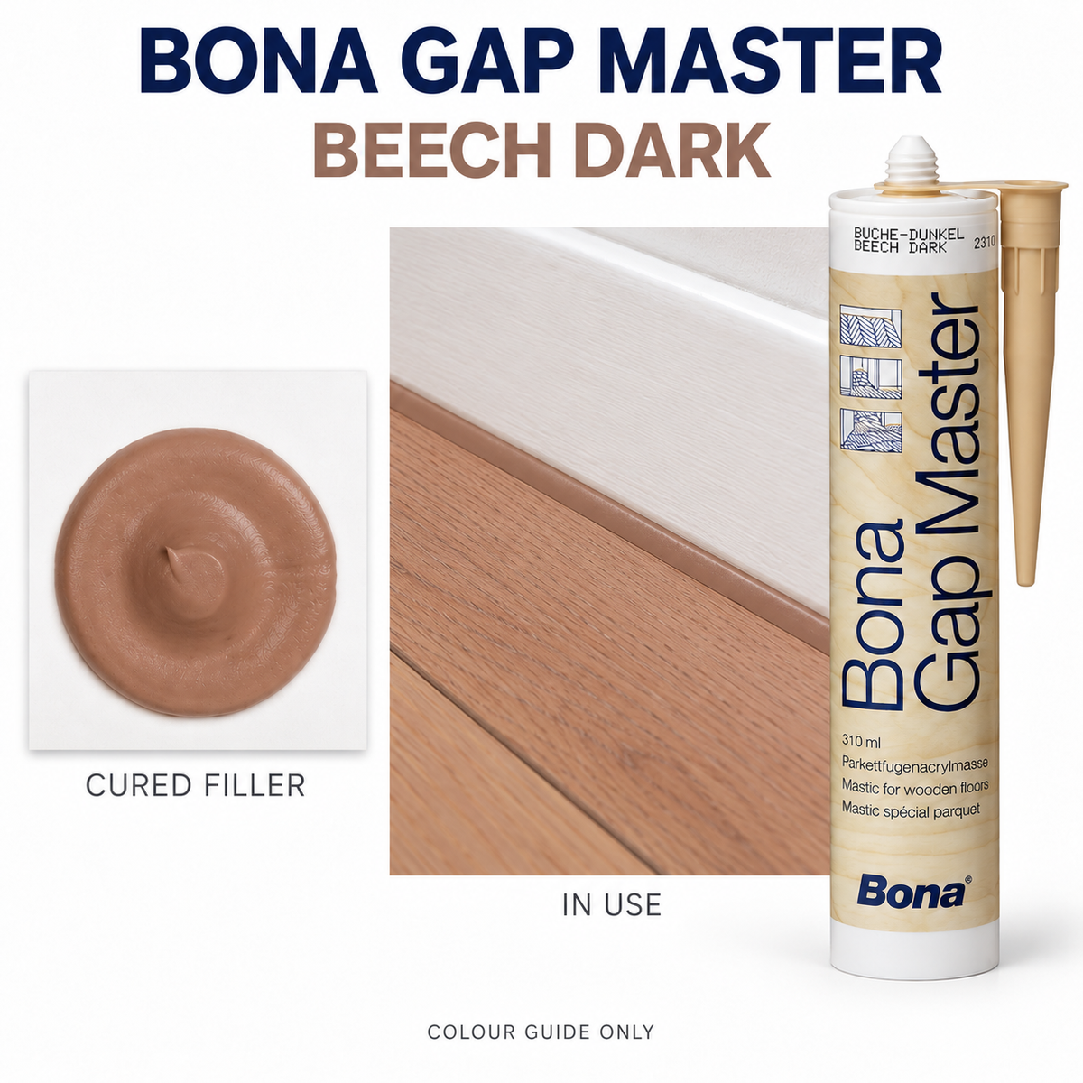 Bona Gap Master Flexible Wood Floor Gap Filler 310ml