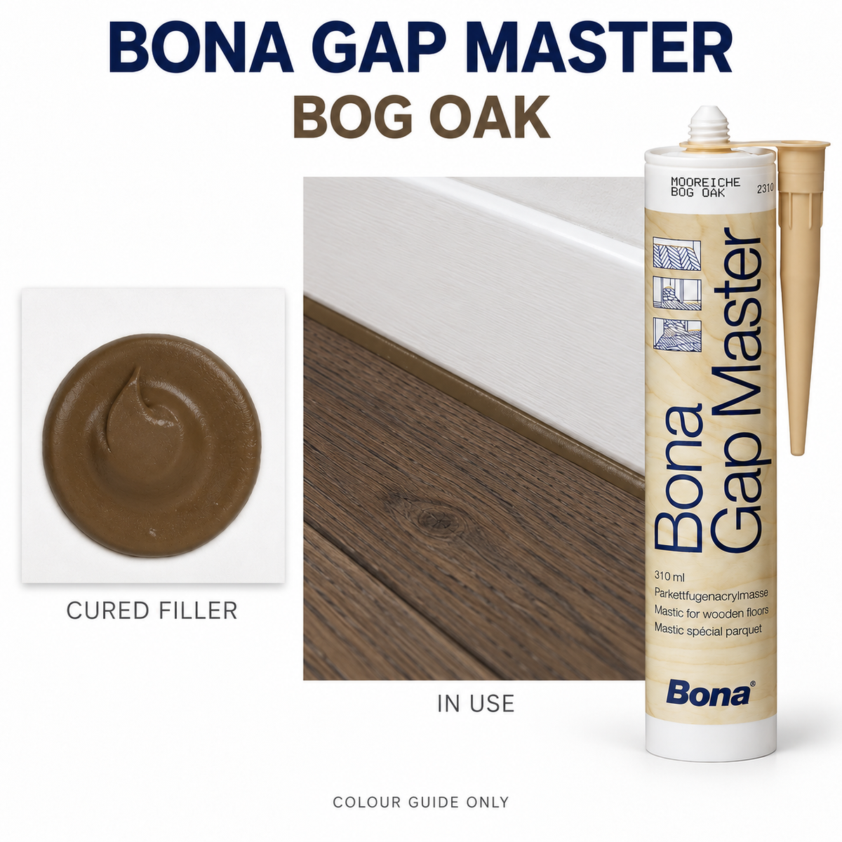Bona Gap Master Flexible Wood Floor Gap Filler 310ml