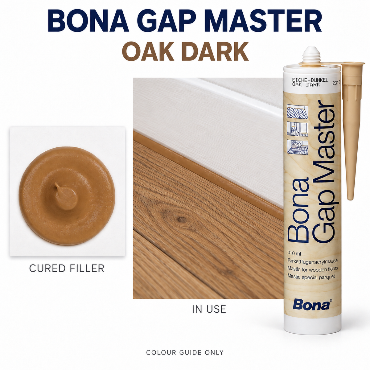 Bona Gap Master Flexible Wood Floor Gap Filler 310ml