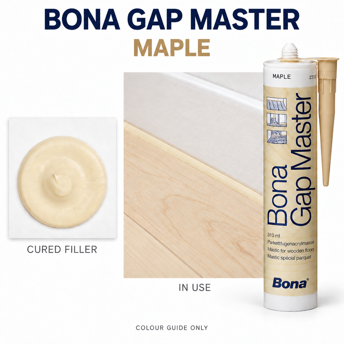 Bona Gap Master Flexible Wood Floor Gap Filler 310ml