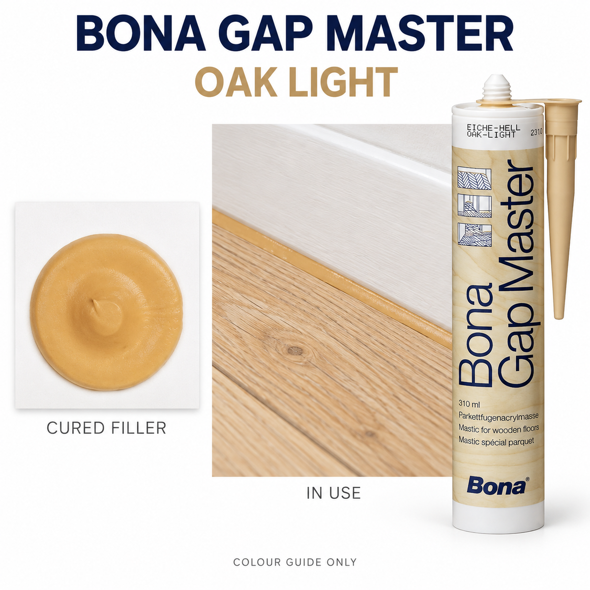 Bona Gap Master Flexible Wood Floor Gap Filler 310ml