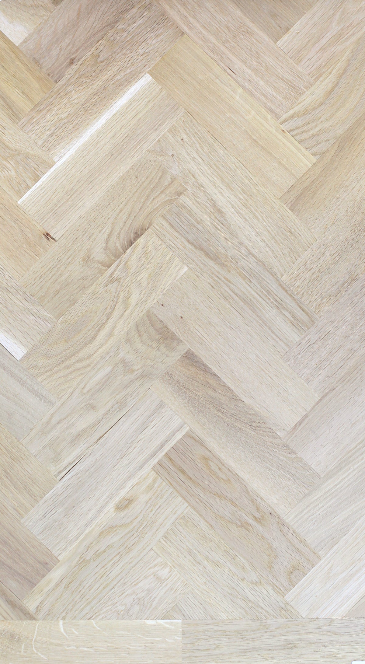Bedlington Solid Oak Parquet - Unfinished Rustic – 22 × 70 × 230mm