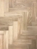 Bedlington Solid Oak Parquet - Unfinished Prime – 22 × 70 × 230mm