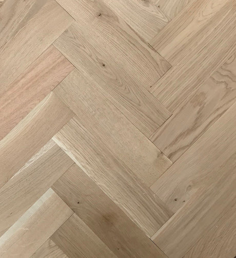 Bedlington Solid Oak Parquet - Unfinished Rustic – 22 × 70 × 280mm