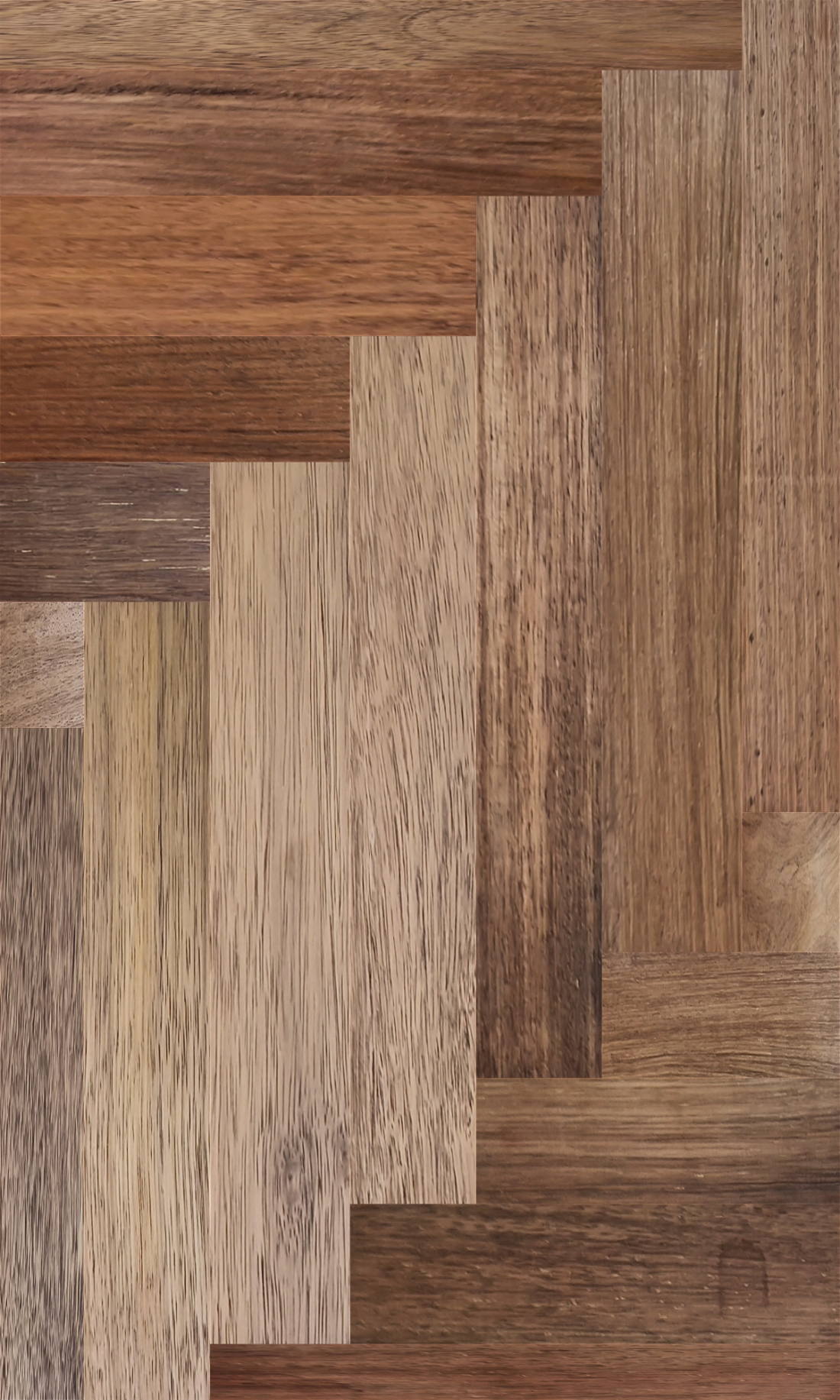 Bedlington Solid Merbau Parquet - Natural – 18 × 70 × 230mm