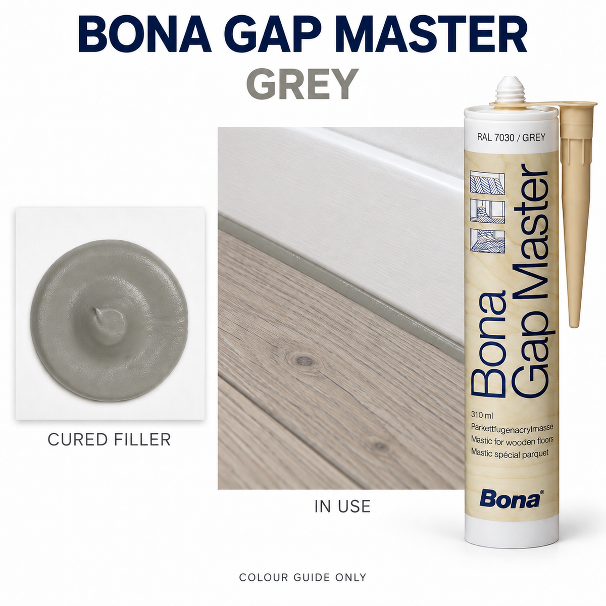 Bona Gap Master Flexible Wood Floor Gap Filler 310ml