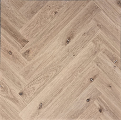 Bedlington Engineered Oak Parquet - Unfinished Rustic – 11/4 × 70 × 490mm