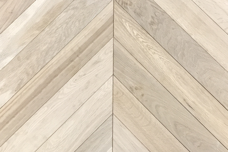 Bedlington Engineered Oak Chevron Flooring - Unfinished ABC