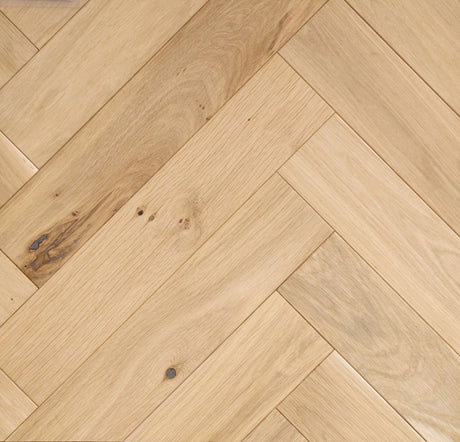 Bedlington Micro-Bevelled Engineered Oak Parquet - Unfinished Rustic – 20/4 × 100 × 500mm