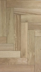 Bedlington Solid Oak Parquet - Unfinished Prime – 22 × 70 × 280mm