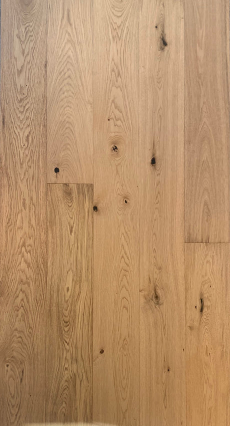 Boston Brushed Matt Lacquered Engineered Oak Flooring - ABCD Grade – 14/3 × 190 × 1900mm