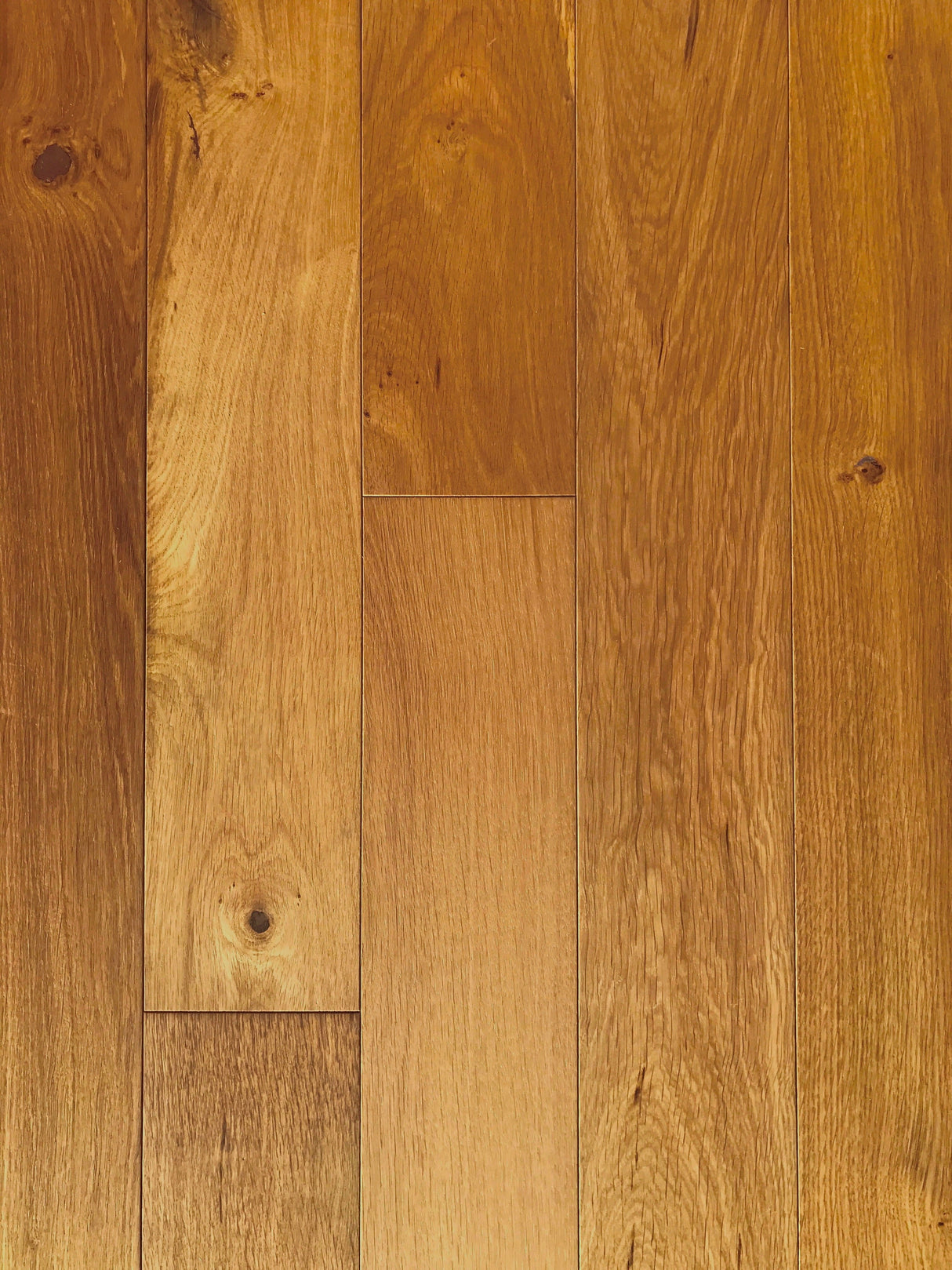 Boston Natural Oiled Engineered Oak Flooring - ABCD Grade – 14/3 × 125 × 400-1200 (random lengths)mm