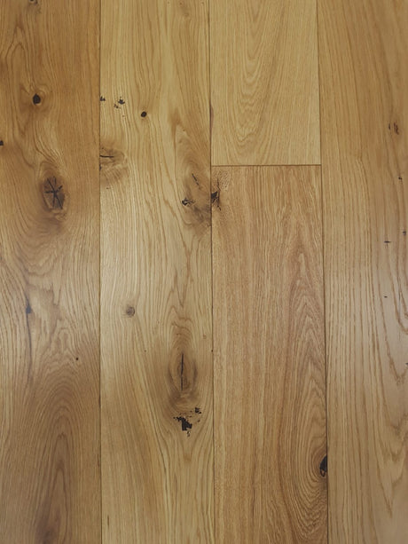 Boston Brushed Matt Lacquered Engineered Oak Flooring - ABCD Grade – 14/3 × 125 × 400-1200 (random lengths)mm