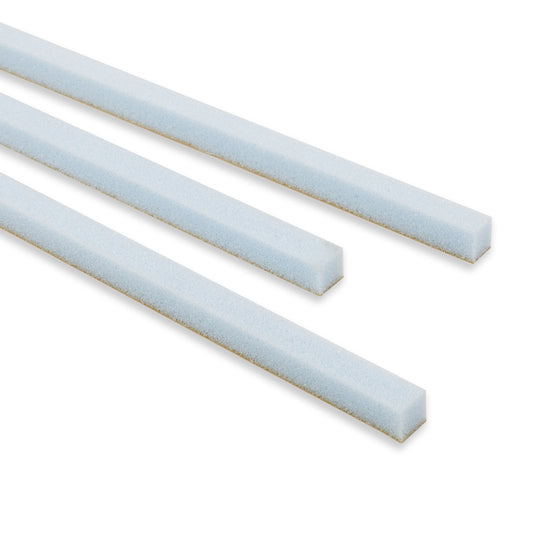 F. Ball Stopgap Barrier Foam 15 x 15mm – 25 x 1 Metre Self-Adhesive Strips
