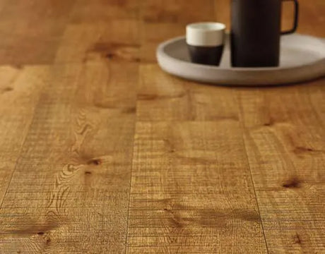 The Sawn Collection Oak Flooring - 190mm – Nevis - Black Grain Bandsawn Oak
