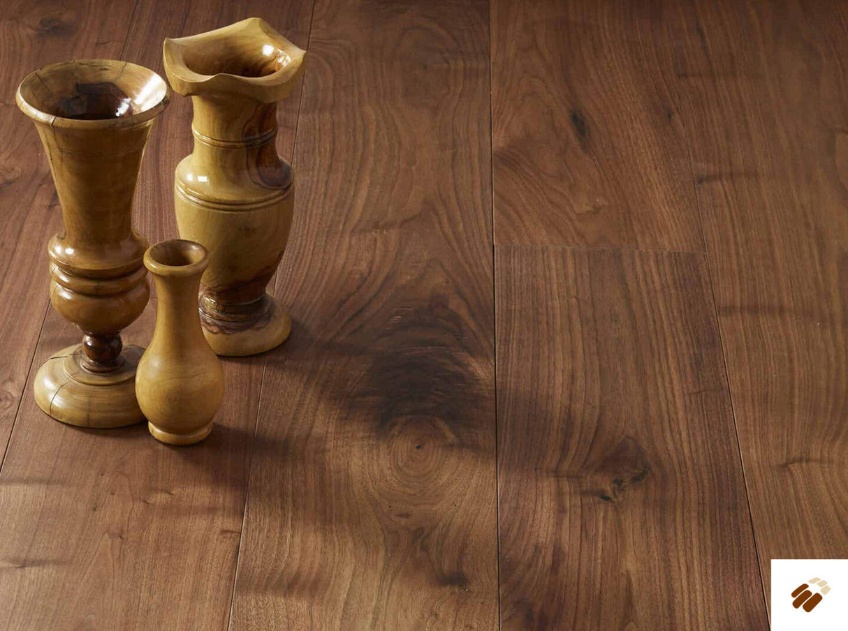 American Black Walnut Flooring – 152mm - Matt Lacquered