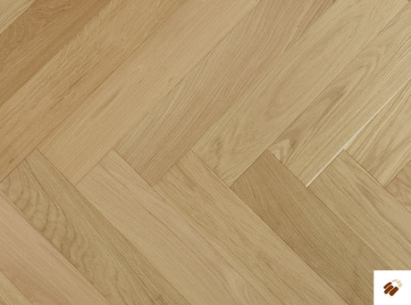 Oak Herringbone Flooring - 120mm – Hatfield - Natural Unfinished - Select