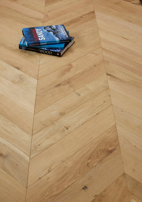 Alnwick Oak Chevron Flooring - 120mm
