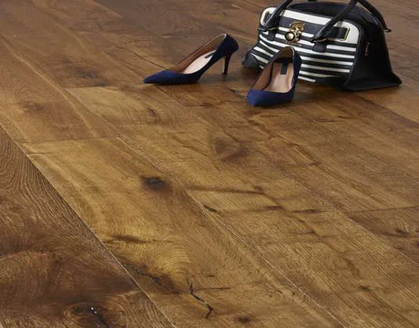 Loch Collection Oak Flooring - 190mm – Rannoch - Antique Smoked Oak
