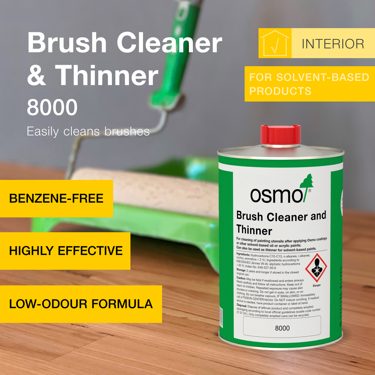 Osmo Brush Cleaner and Thinner (8000) 1L