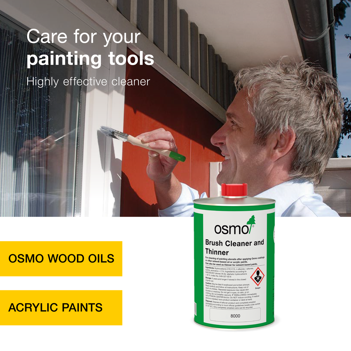 Osmo Brush Cleaner and Thinner (8000) 1L