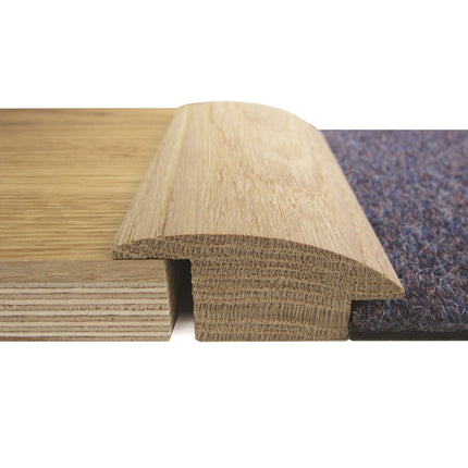 Solid Oak Wood To Carpet Reducer Threshold